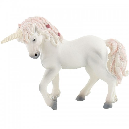 Unicórnio Rosa Claro Glitter